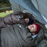 Спальный мешок NATUREHIKE U SERIES U350 двойной хлопок осень-зима молния справа Green 6927595767238